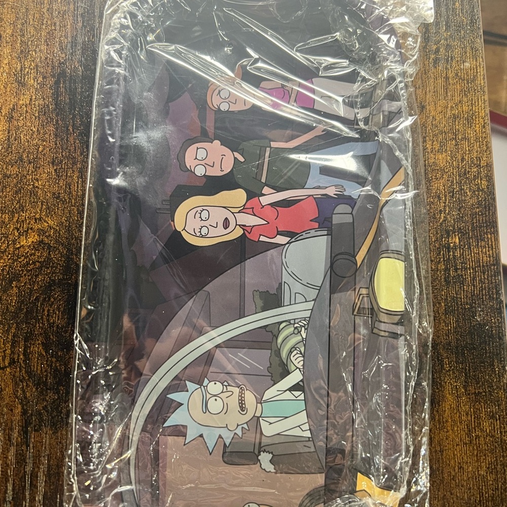 Animated Character Themed Black Phone Case